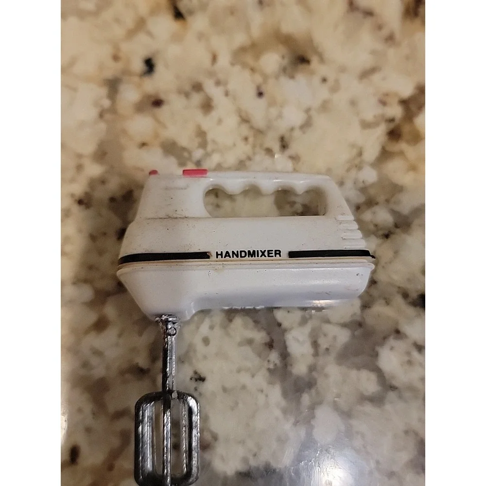 Vintage 1990s Acme Refrigerator Magnet Miniature Hand Mixer 2.5